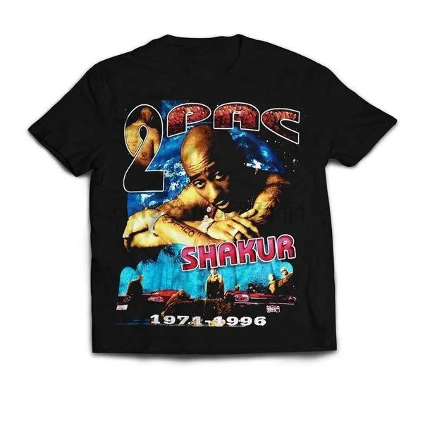 Мужская футболка, винтажный стиль, 2PAC 1996, для малышей, Молодежная рэп футболка, женская футболка