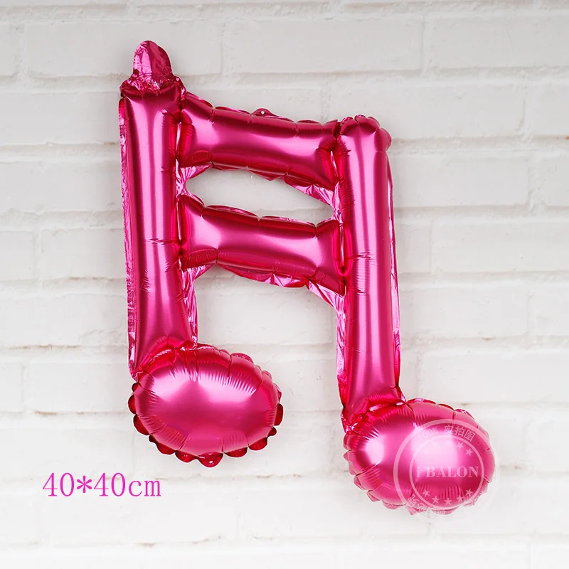 MN03604 fushia 1 шт. мультяшная гитара саксофон фольгированные шары музыкальная тема карнавальные вечерние принадлежности надувные водушные шары Детские игрушки воздушный шар на день рождения - Цвет: MN03604 fushia