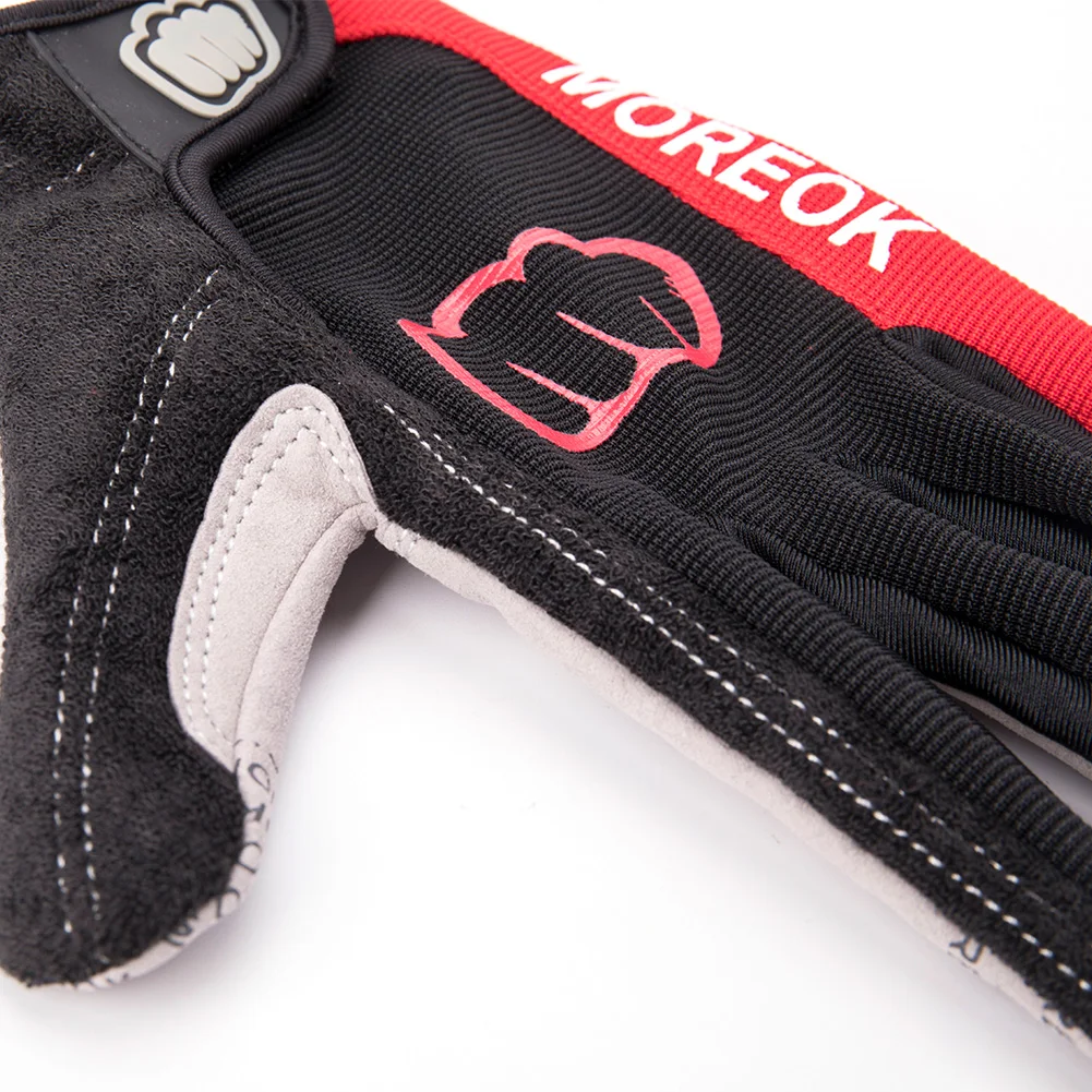 Осенне зимние теплые перчатки для езды на горном велосипеде полный палец спорта