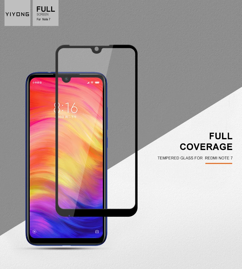 YIYONG 5D полное покрытие стекло для Xiaomi Redmi Note 8 закаленное стекло Redmi Note 8 Pro защита экрана Xaomi Xiomi Redmi Note 8 Pro