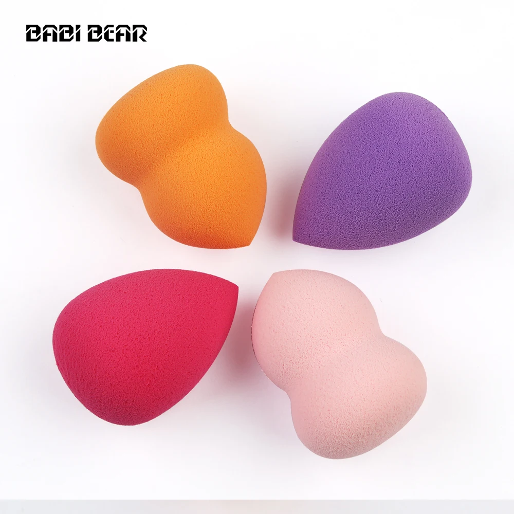 BABI BEAR 1/4 шт. основа губка для лица Косметика губ косметические спонжи красота