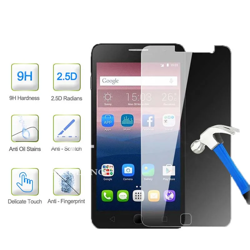 9H закаленное стекло для Alcatel One Touch Pop Star 3g 5022X 5022D Защита экрана Star|Защитные стёкла и