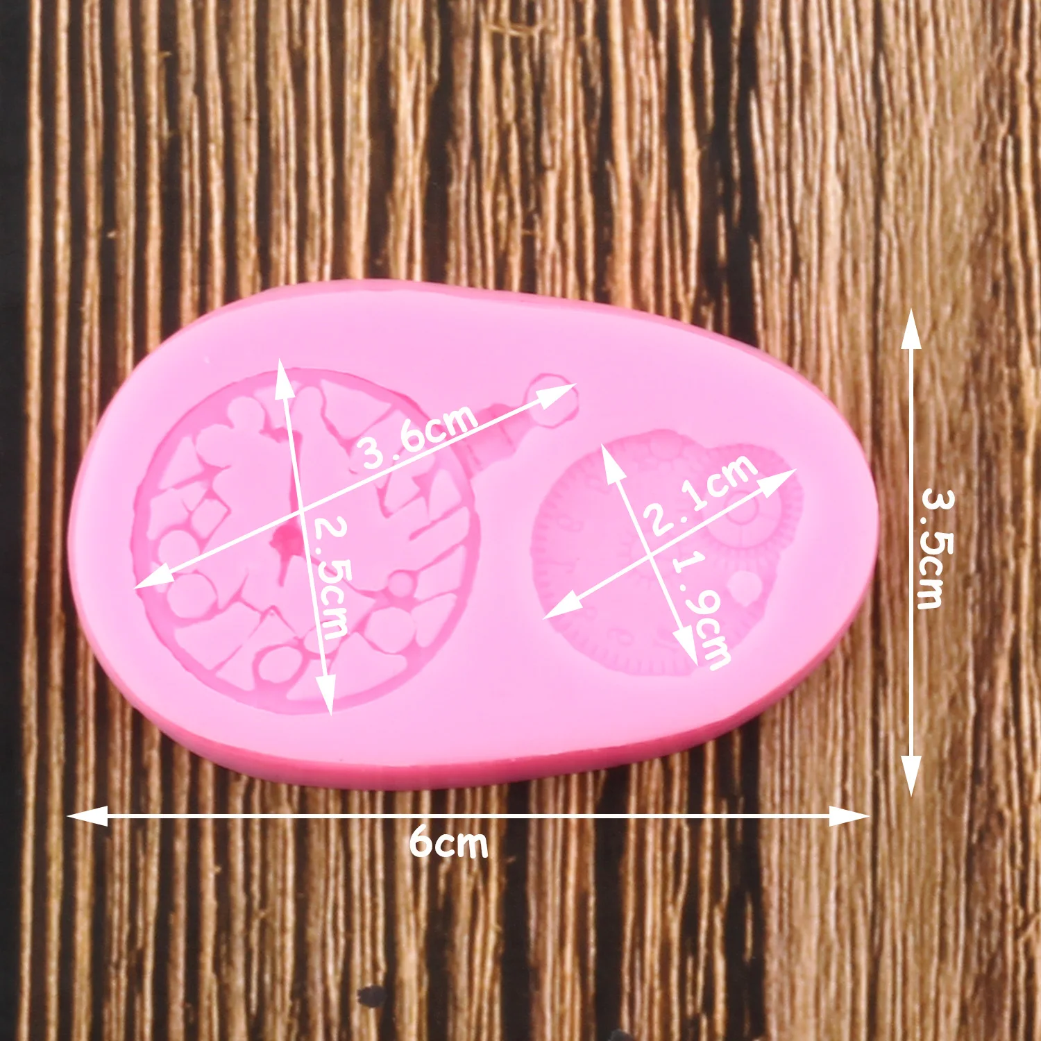 Clock Silicone Mold Watches Fondant Resin Fimo Clay Mould Cake Decorating Tools Kitchen Baking Chocolate Candy Moulds