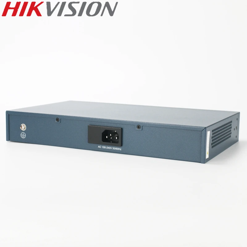 HIKVISION PoE коммутатор DS-3E0318P-E/M неуправляемый 16 портов 10/100 Мбит/с Uplink 1000 м для 16CH NVR и CCTV IP камер 802.3at 802.3af