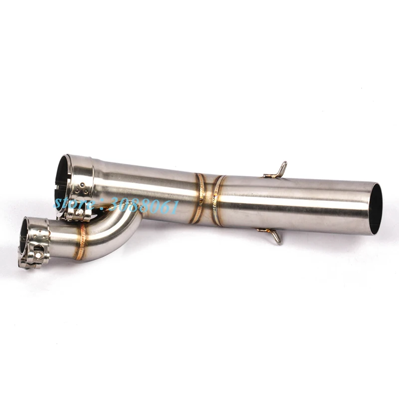 Slip On For BMW S1000RR 2017 2018 Motorcycle Exhaust System Pipe Escape Without 51mm Muffler Modified Middle Contact Link | Автомобили и