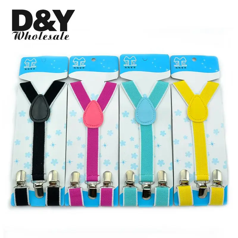 Детские/Детские подтяжки унисекс на застежке эластичные тонкие для девочек 1