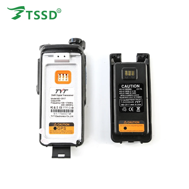 Оригинальный 5W TYT GPS IP 67 водонепроницаемый двухдиапазонный 144/430 цифровой DMR