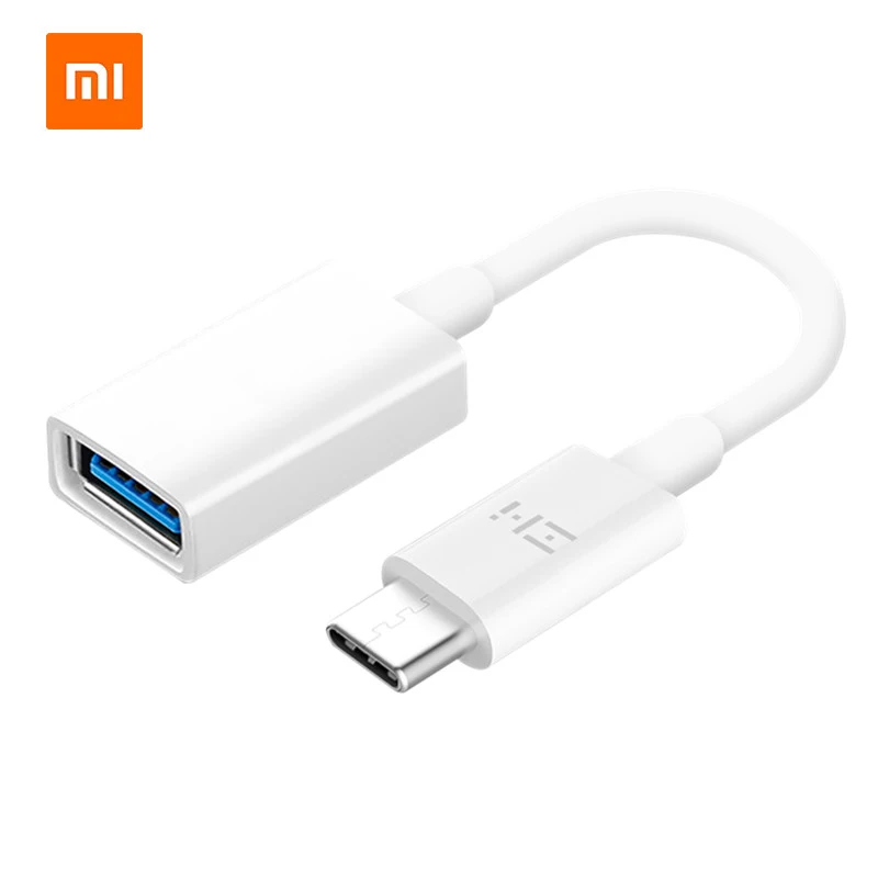 Оригинальный адаптер для xiaomi zmi usb type c переходник папа USB мама OTG Samsung s9 huawei oneplus