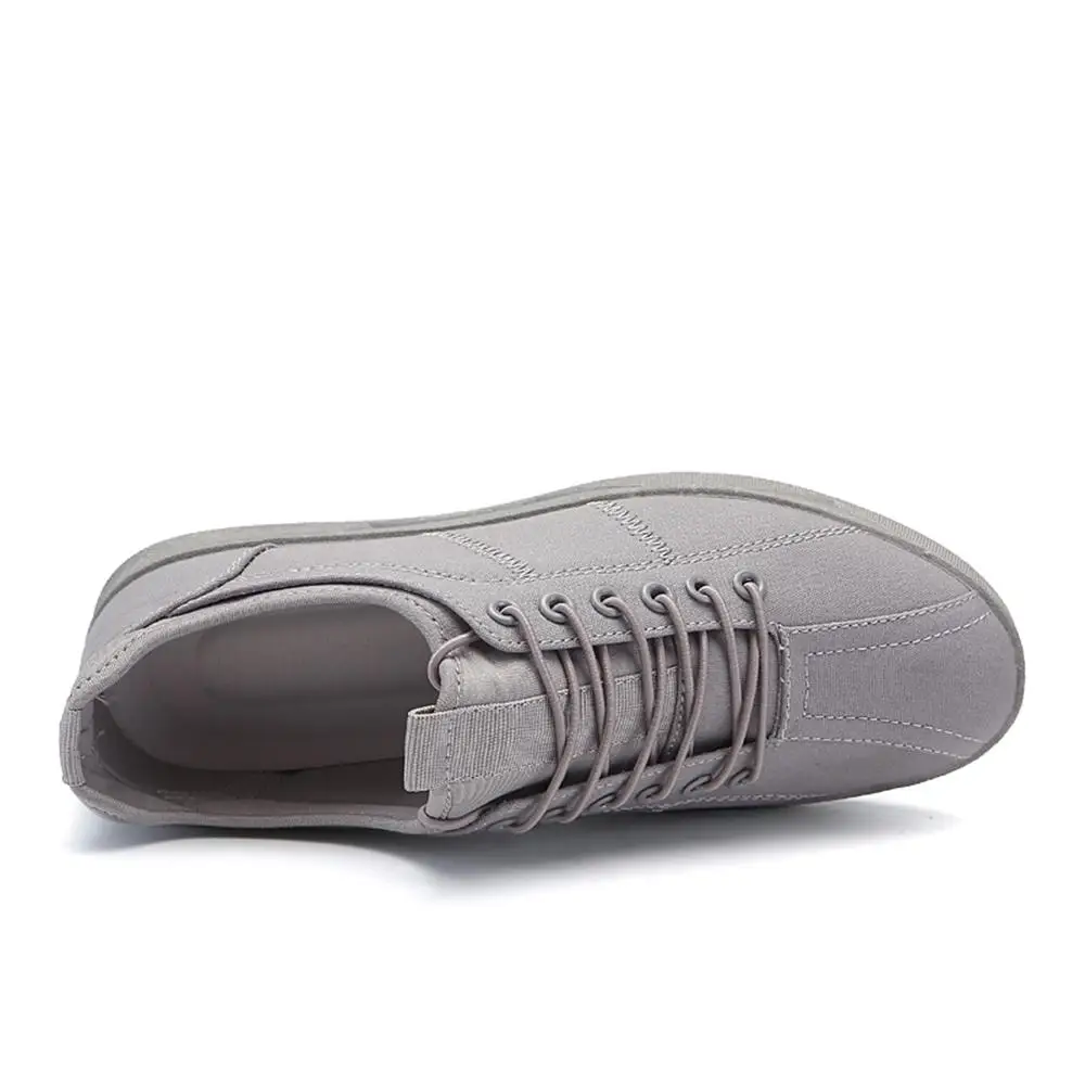 2018 Canvas Shoes Men Lace Up Casual fashion Solid Breathable Male Footwear Spring Autumn Flats Outdoor Street | Обувь