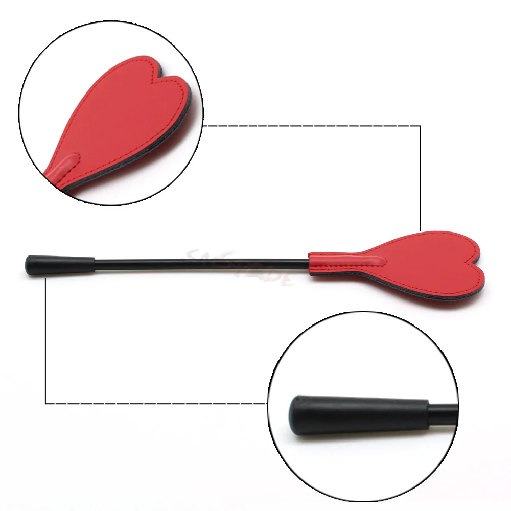 Smspade 40 см из искусственной кожи кнут для верховой езды весло бандаж секс флирт в