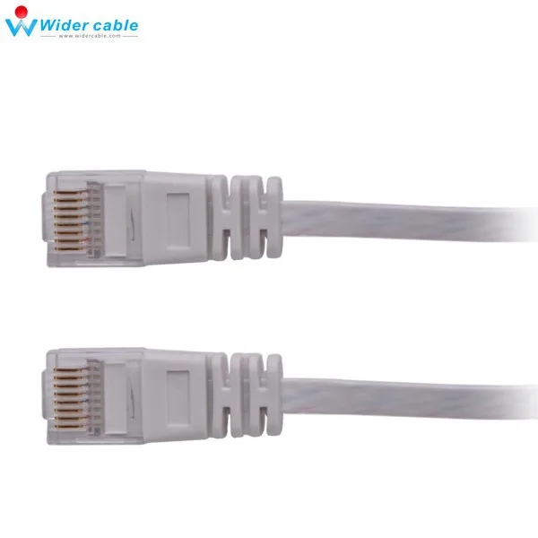 Сверхтонкий кабель Ethernet 2 фута белый цвет 32AWG тонкий интернет-шнур Lan голая медь