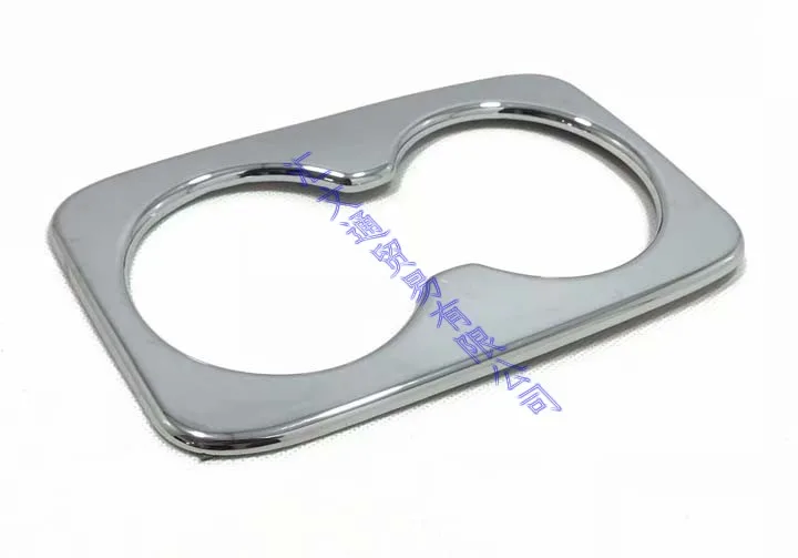 For Jeep Grand Cherokee 2018 2019 2020 Car Styling Accessories Rear Seat Drink Cup Holder Chrome Trim Cover Bezel Surround Frame
