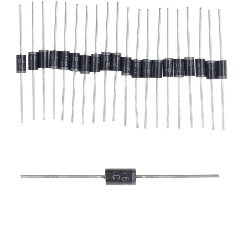 20 шт. Диод выпрямителя БАРЬЕРА Schottky 60 в 5A SR560|diode 5a|diode schottkydiode rectifier |