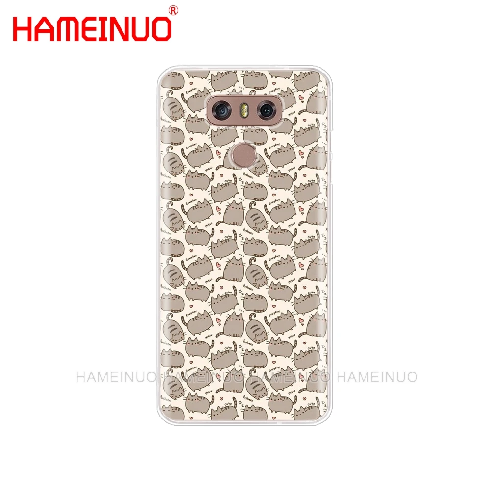 HAMEINUO Милый Забавный чехол с кошками для телефона LG G7 Q6 G6 MINI G5 K10 K4 K8 X POWER 2 V20 V30