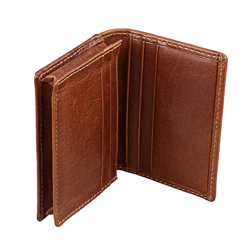 YaHe Genuine Leather ID Credit Card Holder Wallet Men RFID Blocking Business Women Short Case Casual Purse | Багаж и сумки