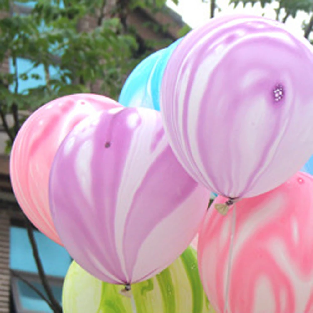 10pcs/lot Rainbow Printed Latex Balloon Balloons Party baby shower Ballon wedding/christmas balloon | Дом и сад