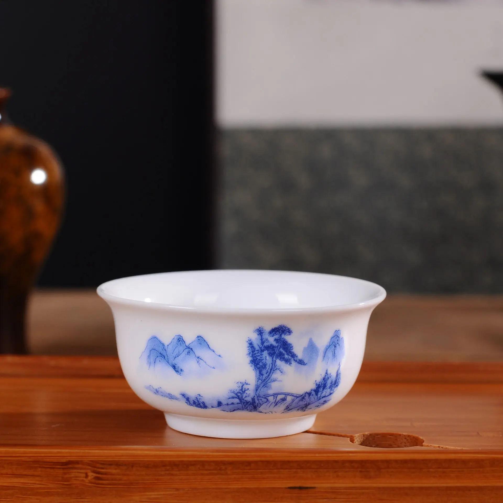 Новый год 1 шт 50 мл керамический Tureen высокое качество чайная чашка чайный набор