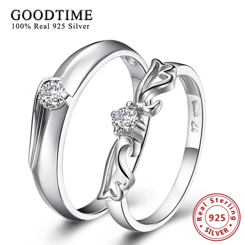 Кольцо из серебра 925 пробы с фианитом 1 шт.|ring 925|wedding ringsring for |