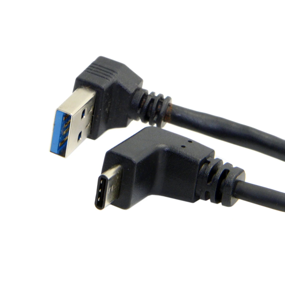 Кабель с реверсивным разъемом 100 см USB 3 1 Type C USB-C под углом до 90 градусов Угловой
