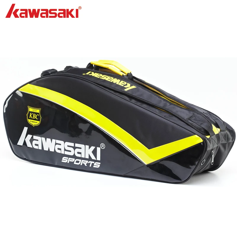 100% оригинальный Kawasaki KBB-8667 Multifuntional спортивная сумка Бадминтон ракетки для 6 шт.