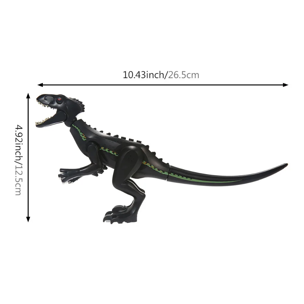 27 см брутальный Raptor здания Юрского периода блоки мира 2 мини-фигурки динозавров