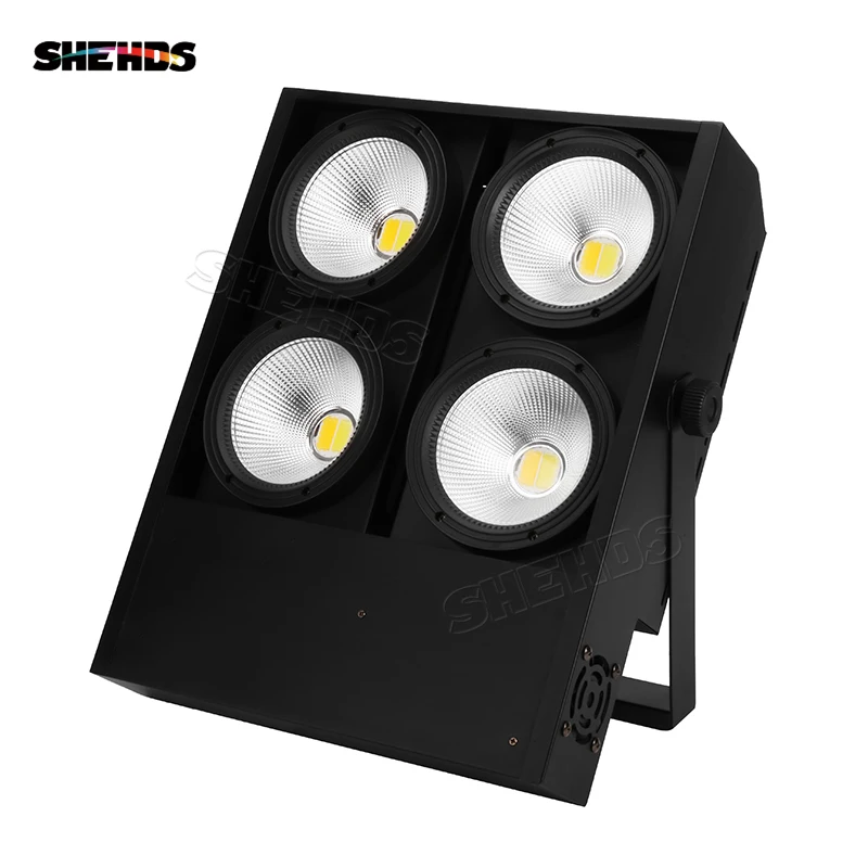 DMX Dimmering 4x100 Вт COB Blinder Light Светодиодная лампа 4 глаза холодный белый/теплый белый Wash