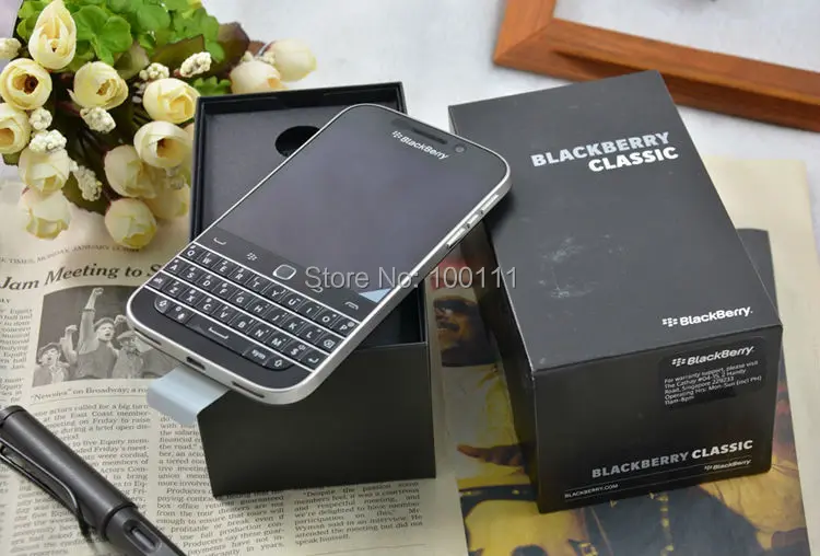 Оригинальный BlackBerry Classic Q20 мобильный телефон разблокированый 2 Гб Оперативная