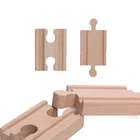 5,4 см 2шт мужской-мужской женский деревянный поезд треки набор адаптеров подходит железнодорожные аксессуары Eucational игрушки