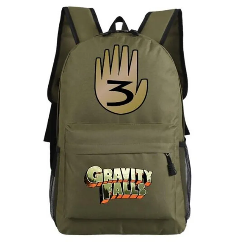 Style 4 Рюкзак Gravity falles Waddles, сумка на плечо, дорожная сумка, школьная сумка на молнии, сумка для ноутбука - Цвет: Style 4