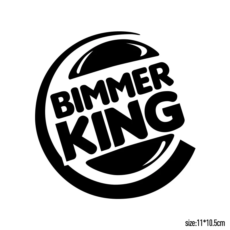 Автомобильные наклейки BIMMER KING на заказ наклейка автомобильный Стайлинг для bmw e46