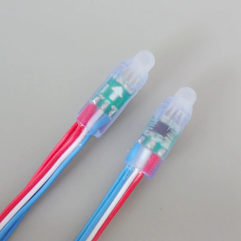 1000pcs 12mm WS2811 2811 IC RGB Led Module String Waterproof DC12V Digital Full Color LED Pixel Light wholesale | Лампы и освещение