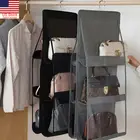 Складной органайзер для сумок, подвесная 3-х слойная вешалка для хранения, 6 отделений