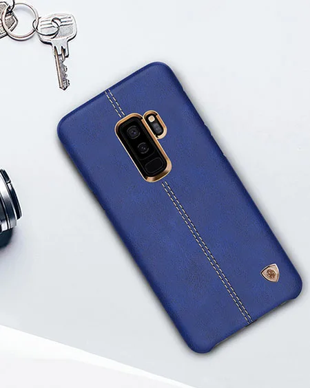 blue Чехол для samsung Galaxy S9 Nillkin Englon кожаный чехол защитный чехол элегантный британский Современный Стиль чехол для Galaxy S9 - Цвет: blue