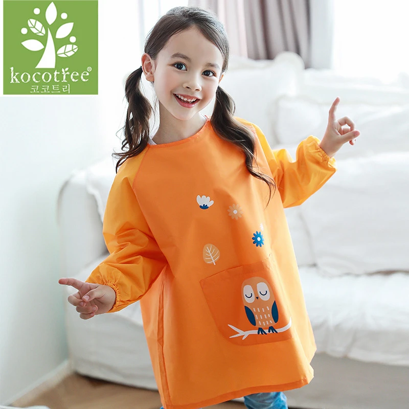 Детские нагрудники с мультяшными животными детские водонепроницаемые длинным