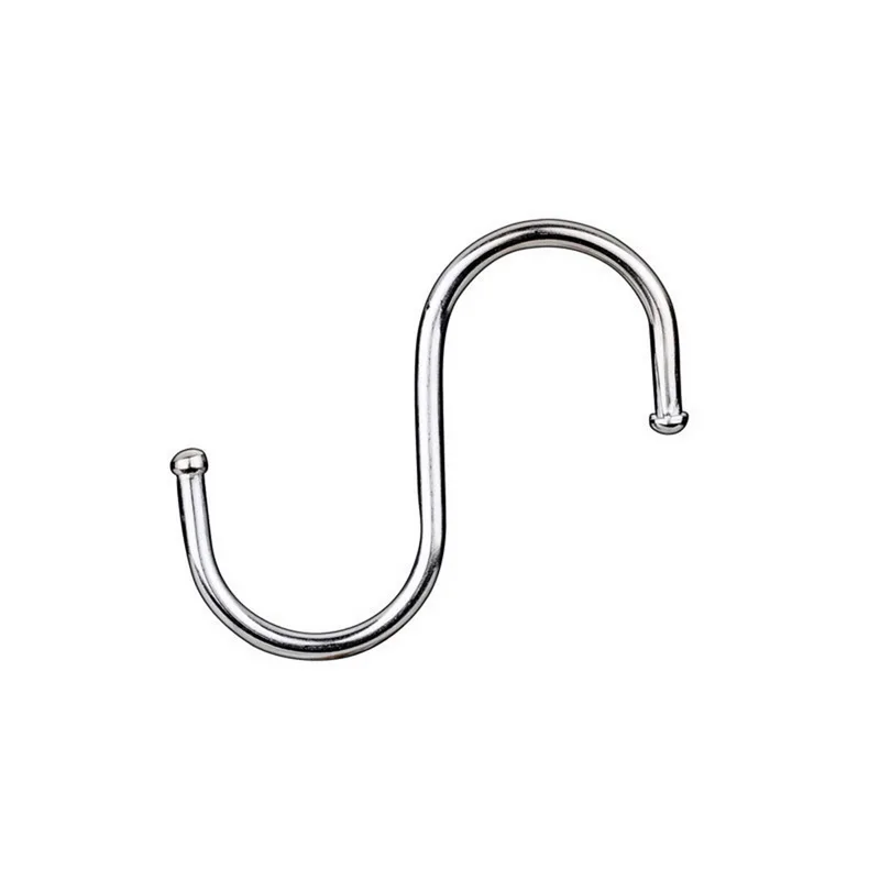 Серебряный цвет из нержавеющей стали S Hook Многофункциональный No Mark и Nail|Крючки