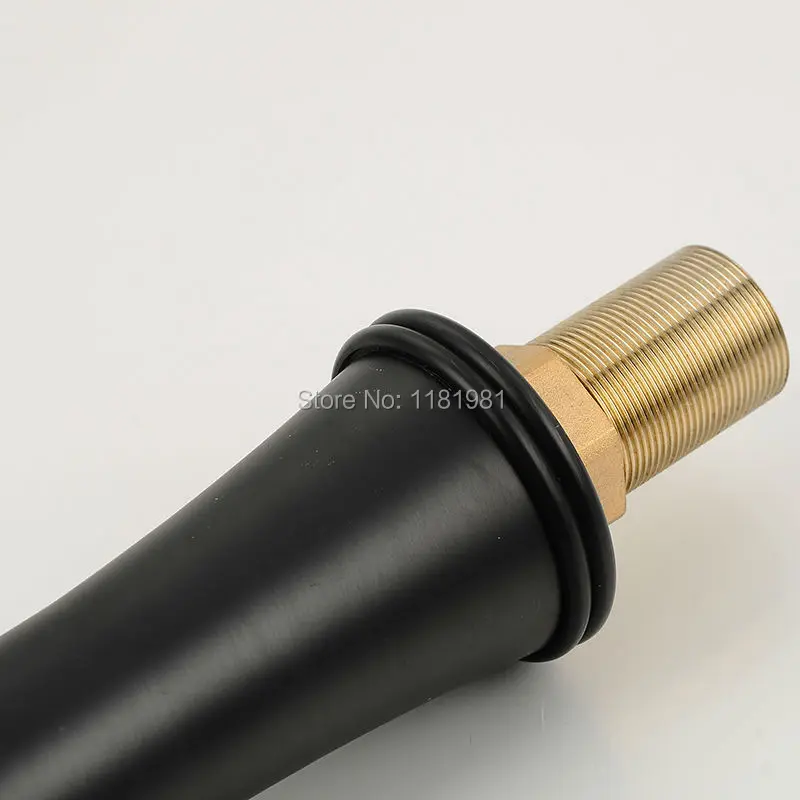 Новый почерневший кран для ванной комнаты современный латунный смеситель с