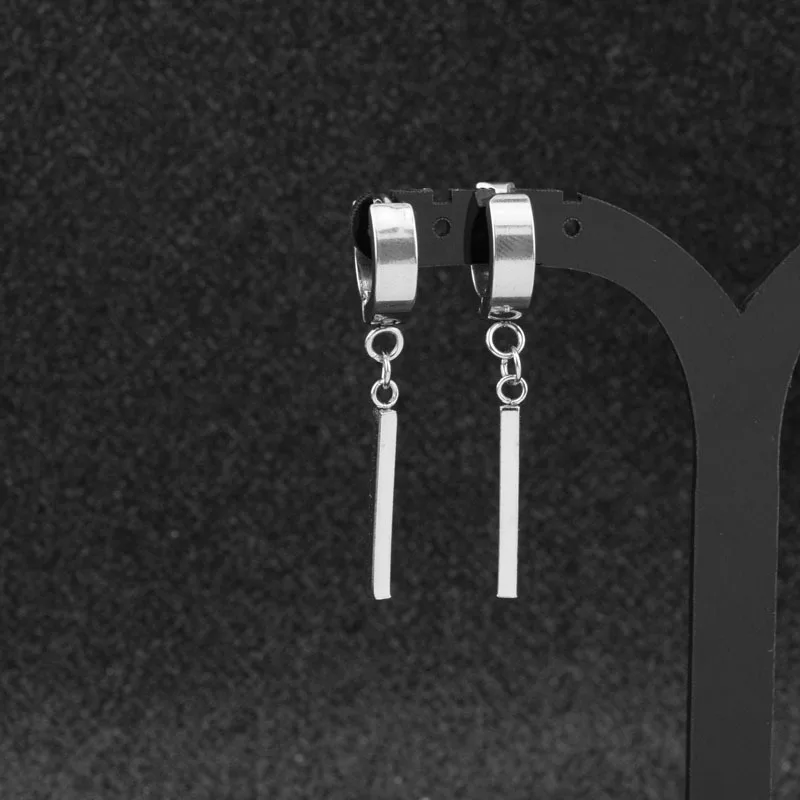 1 шт. классические длинные висячие серьги в полоску модные ювелирные изделия для