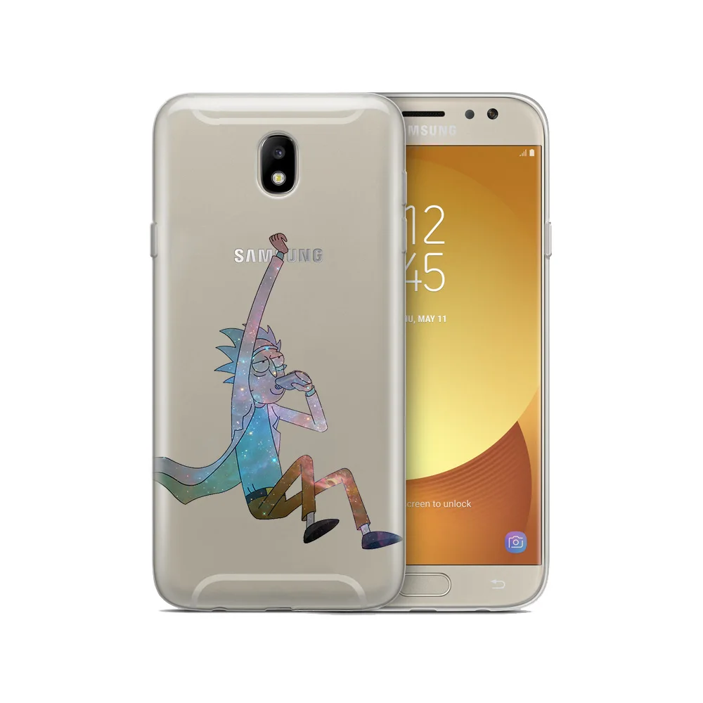 Рик и Морти Мягкий силиконовый чехол для Samsung Galaxy J2 Pro J3 J4 J5 J6 J7 J8 2016 2017 2018 премьер-ЕС
