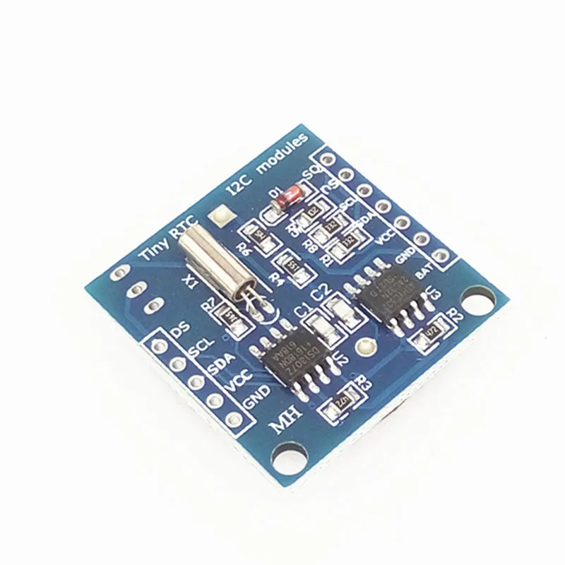 10 шт./лот Tiny RTC I2C модуль 24C32 память DS1307 часов для arduino | Электронные компоненты и