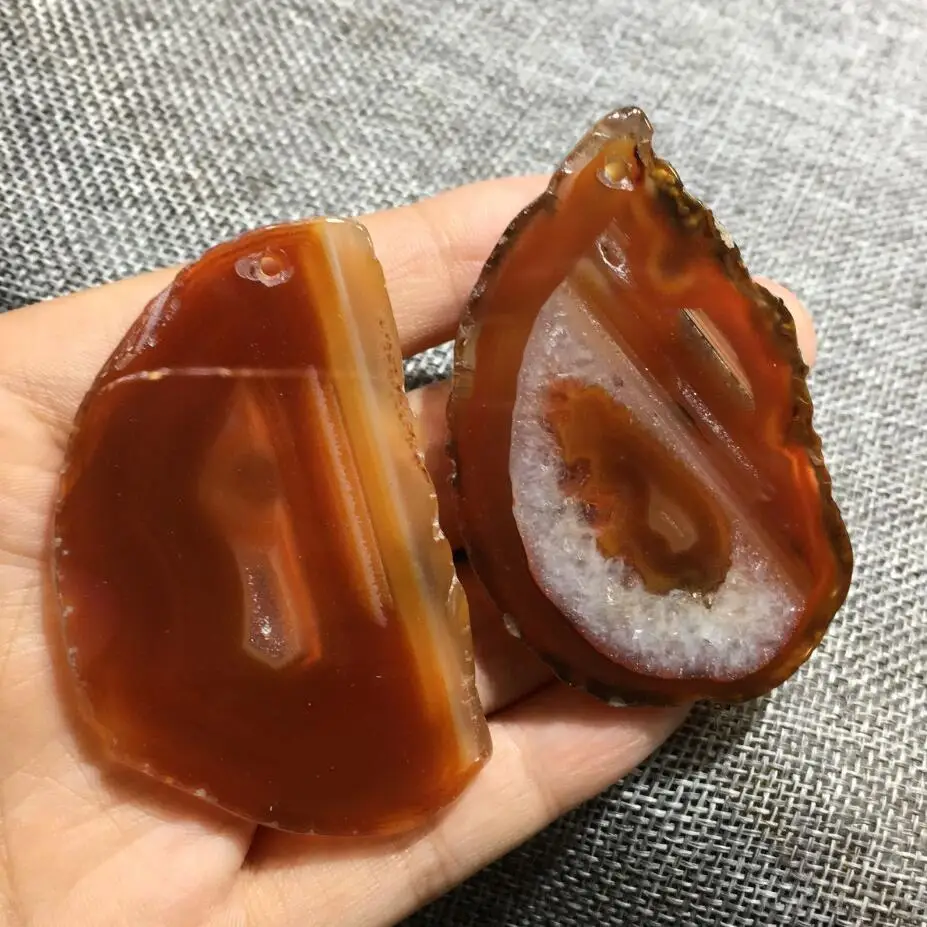 

Natural Agate Pendant Quartz Crystal Specimen Healing 1pc 15-30g