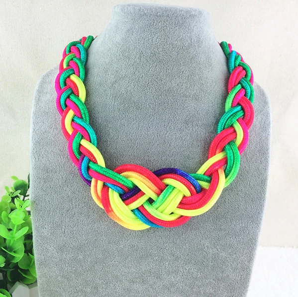 Массивное колье ожерелье s &amp Подвески женское эффектное модное неоновое