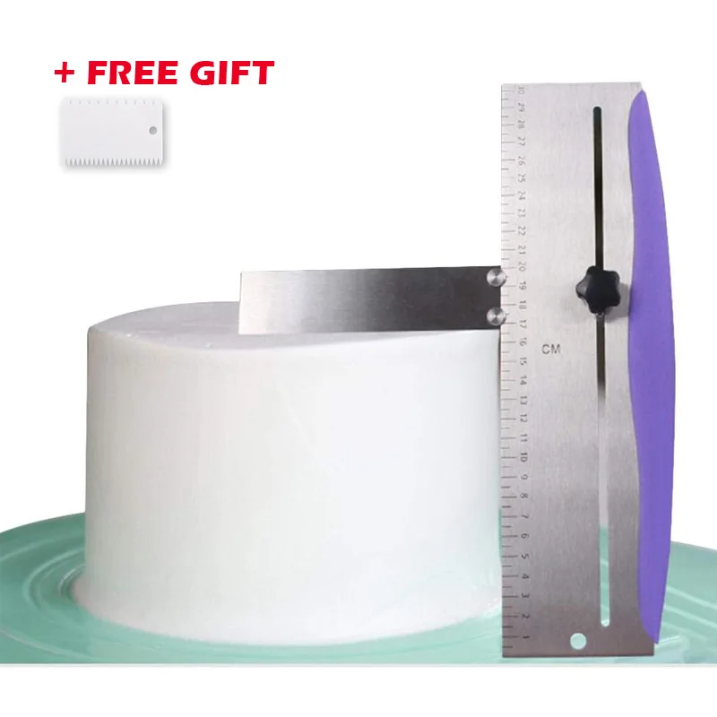 

Cake Cutter Slicer Leveler Layering Scraper Stainless Steel Pizza Dough Cutter Trimmer Tools Stainless For Cake Baking Tools