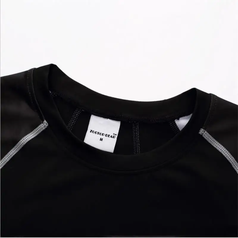 Мужские компрессионные рубашки MMA Rashguard поддерживающие форму для фитнеса с