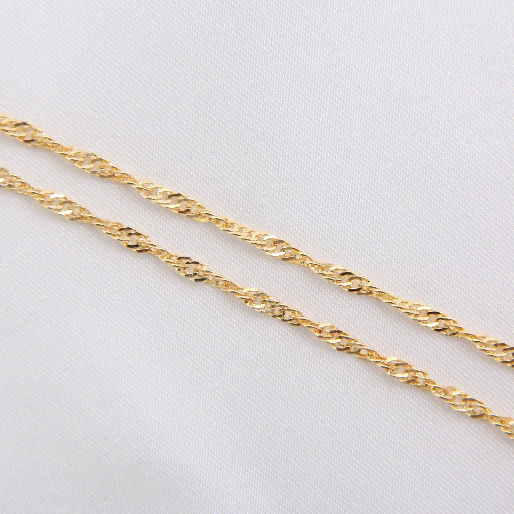 Подвесное ожерелье Shamty унисекс с изображением карты из Сенегала чистое золото