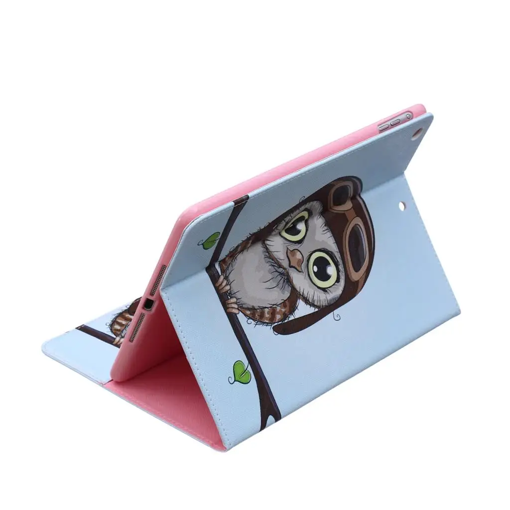 Новый Для Apple iPad 4 3 2 Чехол мода Сова Перо Флип кожаный бумажник чехол Подставка