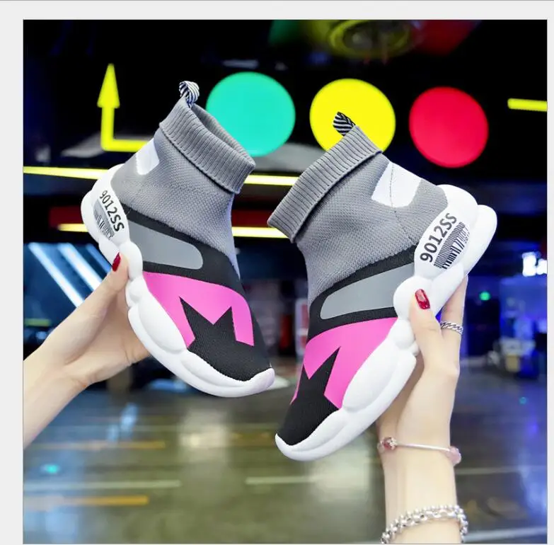 Новинка 2019 г. Летние женские носки дышащая повседневная спортивная обувь