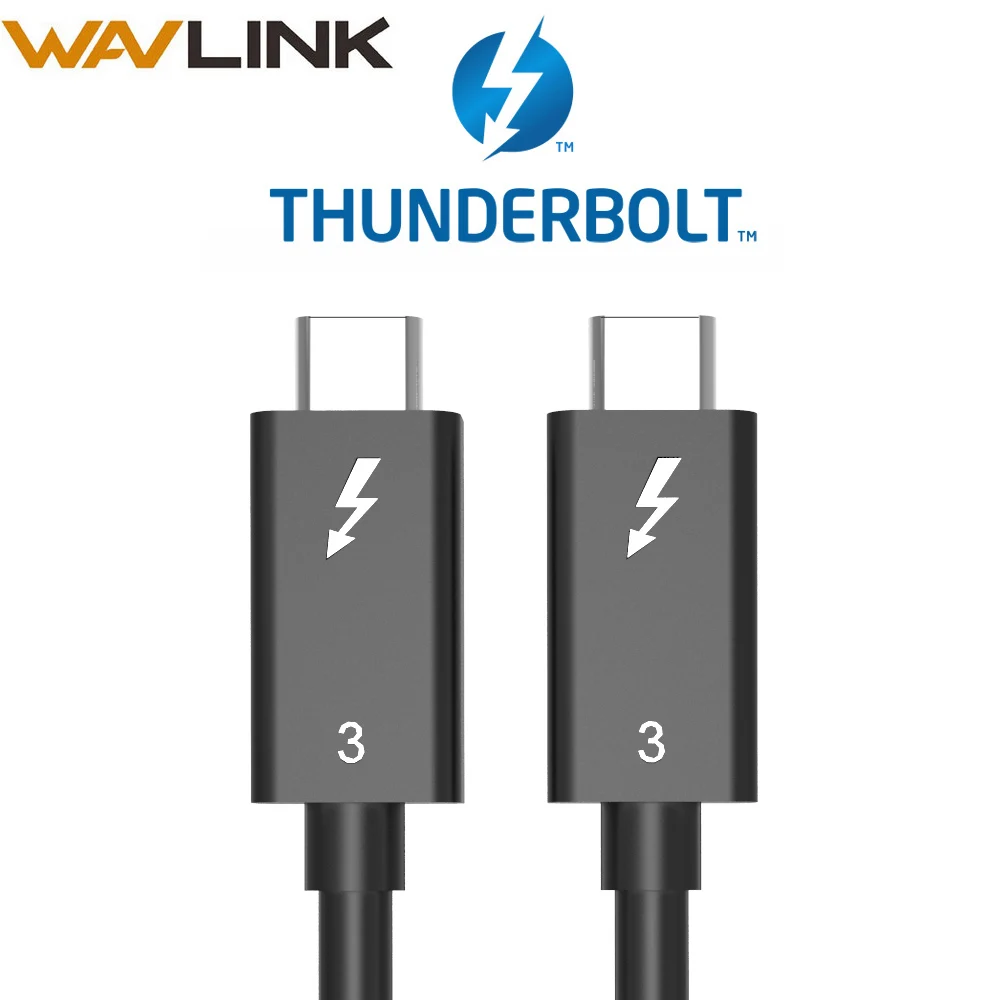 Кабель USB Type C Thunderbolt 3 100 Вт 5K двойной 4K 60 Гц|Компьютерные кабели и разъемы| |