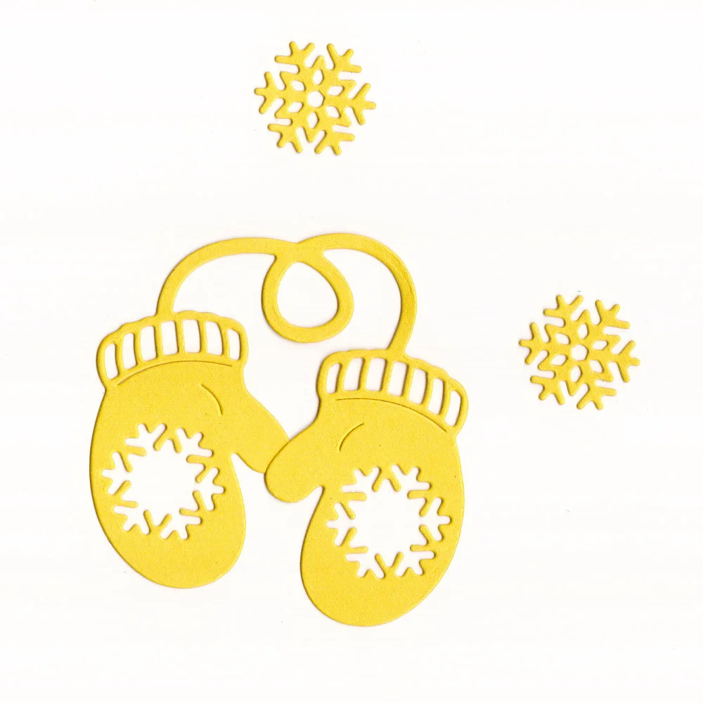 Металлические режущие штампы трафареты перчатки для Хэллоуина скрапбукинга