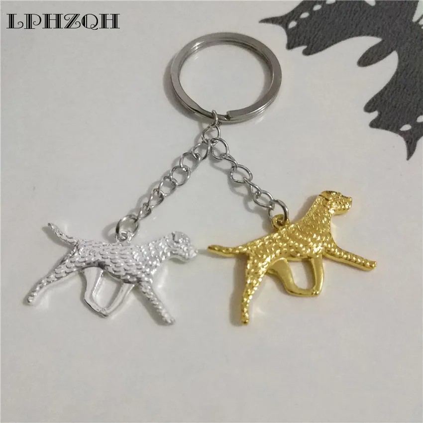 LPHZQH модные ювелирные изделия щенок собака автомобиль брелок бордюр женская