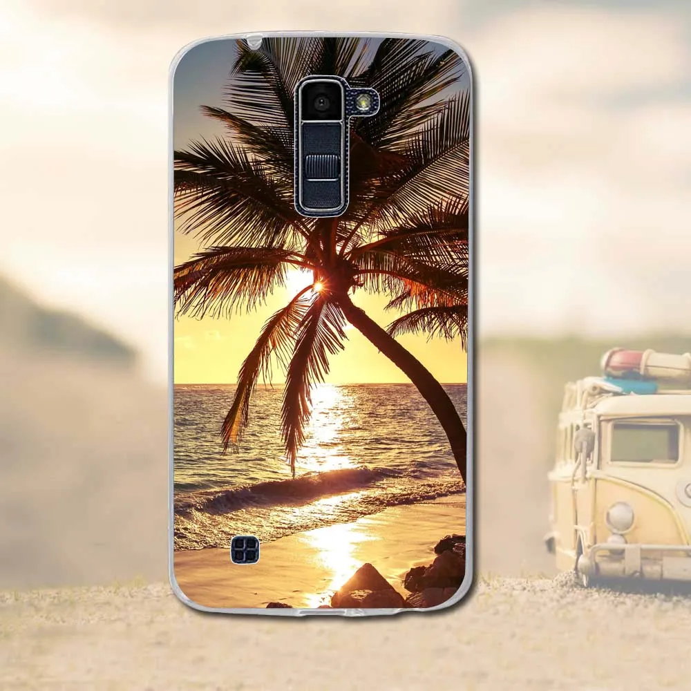 Для LG K10 Обложка мягкая TPU чехол для телефона LTE k420n K430 K430DS случаях Силиконовая